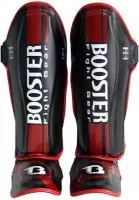 Booster Fight Gear - Scheenbeschermer - V3 - Rood|Maat S