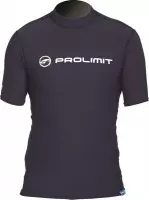 Prolimit Zwemshirt Heren korte mouwen - Zwart - Maat S