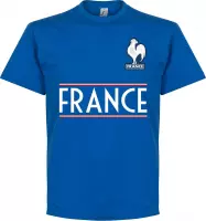 Frankrijk Team T-Shirt - Blauw - L