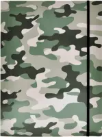 Verhaak Elastomap Camouflage A4 Karton Groen