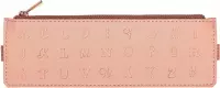 Moses Etui Abc Met Elastiek Roze Meisjes 20,7 X 7 Cm