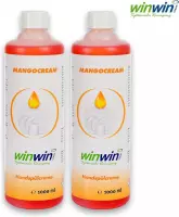 2x winwinCLEAN Afwasmiddel "MANGOCREAM " 1000ml - 100% Biologisch
