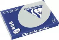 4x Clairefontaine TrophÃ©e Pastel A3 lichtgrijs, 120gr, pak a 250 vel