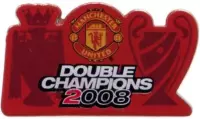 Manchester United Double Champions Badge