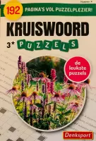 Denksport | Kruiswoord | Denksport puzzelboekjes | Kruiswoordpuzzel | 3 sterren | puzzelboekjes | puzzelboeken volwassenen denksport | Kruiswoordpuzzels | nederlands | 3* | 192 puz