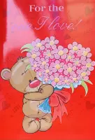 Valentijn tip - Valentijnskaart met Muziek - For the one I love incl. envelop