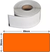 Etiket label voor Dymo labelwriter 310 |  Oranje | huismerk