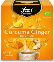 8x Yogi tea Curcuma Ginger Biologisch 12 stuks - NL-BIO-01