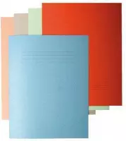 Vouwmap Gelijk Folio Huismerk Blauw