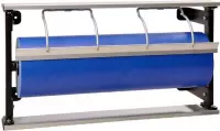 Papierrolhouder Wandmodel Serie 200 Alu- Breedte 80 cm - m lang - Breedte 80  cm  - Glad mes voor papier -