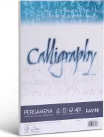 Perkament 50 vel A4 190 g/m2 inkjet kleur Naturel Wit Calligraphy Bianco 01 FAVINI