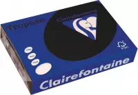 4x Clairefontaine TrophÃ©e Intens A4 zwart, 160gr, pak a 250 vel