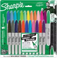 Sharpie set 24 stuks electro pop limited edition fine point