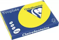 4x Clairefontaine TrophÃ©e Intens A3 zonnegeel, 120gr, pak a 250 vel