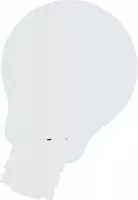Rocada Skin whiteboard 75x115 cm Wit zonder rand - Idee lamp - Magnetisch