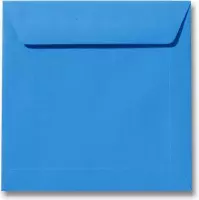 Envelop 17 x 17 Koningsblauw, 25 stuks