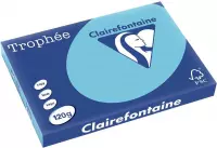4x Clairefontaine TrophÃ©e Pastel A3 helblauw, 120gr, pak a 250 vel