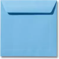 Envelop 22 x 22 Oceaanblauw, 60 stuks