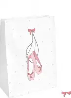 Amscan Cadeauzakken Little Dancer 21 Cm Papier Wit 4 Stuks