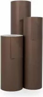 Cadeaupapier Koffie - Rol 30cm - 200m - 70gr | Winkelrol / Apparaatrol / Toonbankrol / Geschenkpapier / Kadopapier / Inpakpapier