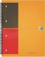 4x Oxford INTERNATIONAL Filingbook, 200 bladzijden,ft A4+, geruit 5mm