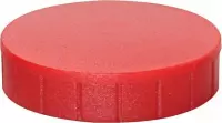 16x Maul magneet MAULsolid,  diameter 32x8,5mm, rood, doos met 10 stuks