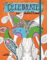 Celebrate 2018 Coloring Monthly Planner