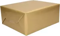 Cadeaupapier goud - 400 x 50 cm - kadopapier / inpakpapier