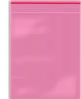 100x Gripzakjes 55 x 65 mm Pink Tinted/ Roze Tint Gekleurd 90 MICRON DIK ZWARE KWALITEIT