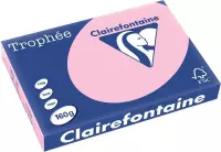 3x Clairefontaine TrophÃ©e Pastel A3 roze, 160gr, pak a 250 vel