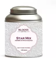 Star Mix - Sterrenmix | kruidenthee | losse thee | 120g | in theeblik