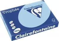 8x Clairefontaine TrophÃ©e Pastel A4 blauw, 120gr, pak a 250 vel