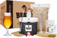 Brew Monkey Plus Blond - Bierbrouwpakket - Zelf Bier Brouwen Bierpakket - Startpakket - Gadgets Mannen - Cadeau - Cadeautjes - Cadeau voor Mannen en Vrouwen - Vaderdag Cadeau - Vad