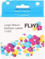 FLWR - Labelprinterrol / 11352 / Wit - geschikt voor Dymo