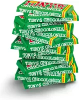 Tony's Chocolonely Chocolade Reep Melk Hazelnoot - 15 x 180 gram
