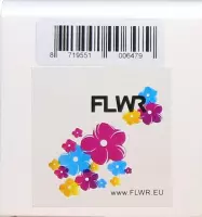 FLWR - Labels / Dymo 99013 Adreslabel / transparant / Geschikt voor Dymo