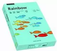 Rainbow gekleurd papier A4 120 gram 84 middelblauw 250 vel