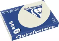 3x Clairefontaine TrophÃ©e Pastel A3 parelgrijs, 80gr, pak a 500 vel