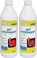 Hg gel ontstopper 1 lt - 2 Stuks !