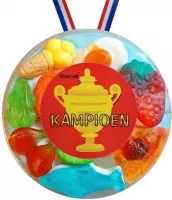 Snoep Medaille Kampioen - 5 stuks