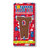 Tony's Chocolonely Melkchocolade Letterreep W 180 Gram