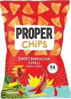 Properchips (85g x 8) Sweet sriracha chili lentil