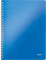 Leitz WOW schrift formaat 21 x 297 cm( A4) geruit 5 mm blauw
