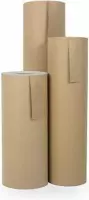 Cadeaupapier Bruin - Kraftpapier - Rol 30cm - 200m - 70gr | Winkelrol / Toonbankrol / Geschenkpapier / Kadopapier / Inpakpapier