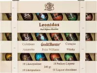 Chocoladecadeau - Leonidas Likeurpralines - 1 x 18 pralines - 240 gram