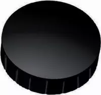 6x Maul magneet MAULsolid, diameter 38x15,5mm, zwart, doos met 10 stuks