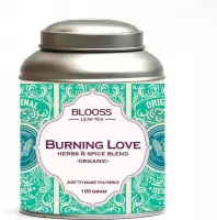 Burning Love - organic | kruiden thee | losse thee | 100g | in theeblik