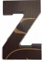 Joe & Mien Ambachtelijke Chocolade letter 'Z' - Puur - 1 x 200 gram