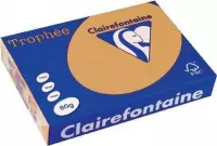 6x Clairefontaine gekleurd papier TrophÃ©e Pastel A4 mokka