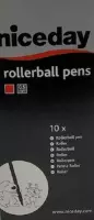 Niceday Rollerball Pens Rood 0.5 mm 10x